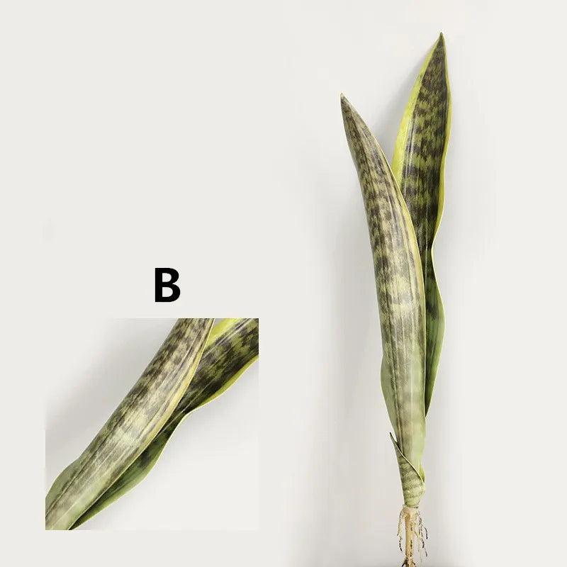 plantes artificielles feuilles de tigre pour décoration intérieure et jardin - vue 7 sur 12