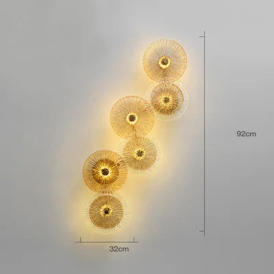 applique murale de luxe en verre design moderne personnalisable - vue 8 sur 8