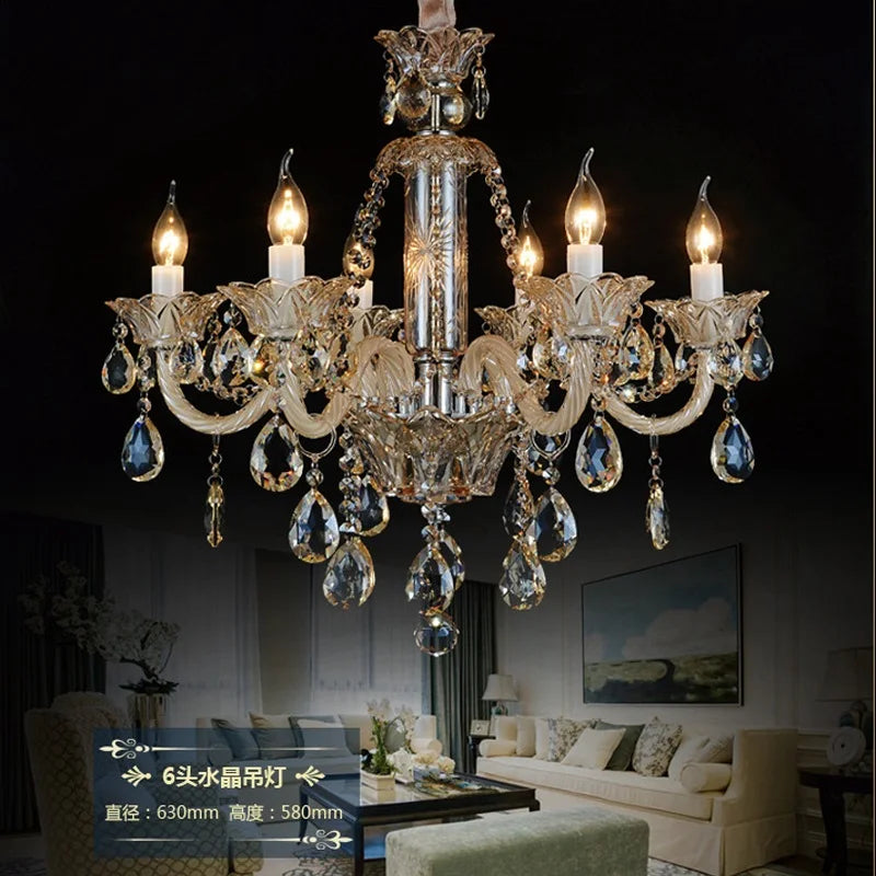 lustres en cristal pour décoration intérieure moderne et élégante - vue 5 sur 13