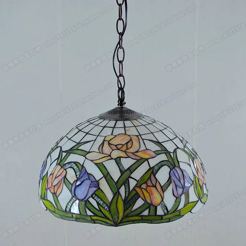 lustre en verre style antique pour restaurant et café - vue 7 sur 6