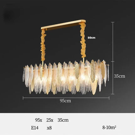 lustre led art déco en fer et verre design élégant pour éclairage moderne - vue 22 sur 25