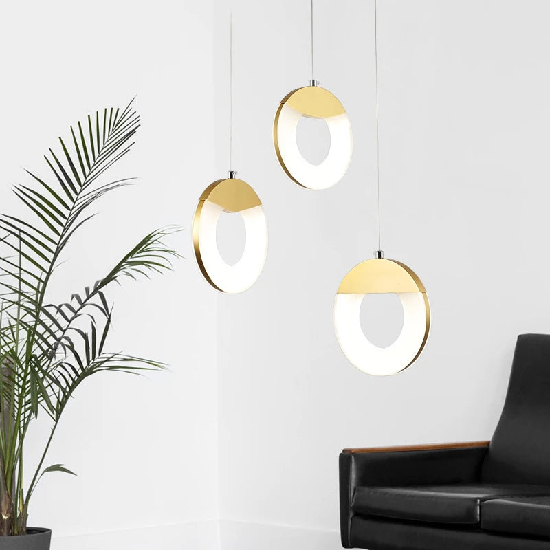 Suspension nordique moderne led pour cuisine restaurant bar