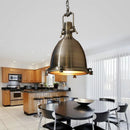 Suspension industriel Vintage en verre E27