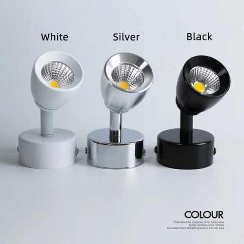 led downlight réglable spot lumière surface lampe intérieur led - vue 4 sur 5