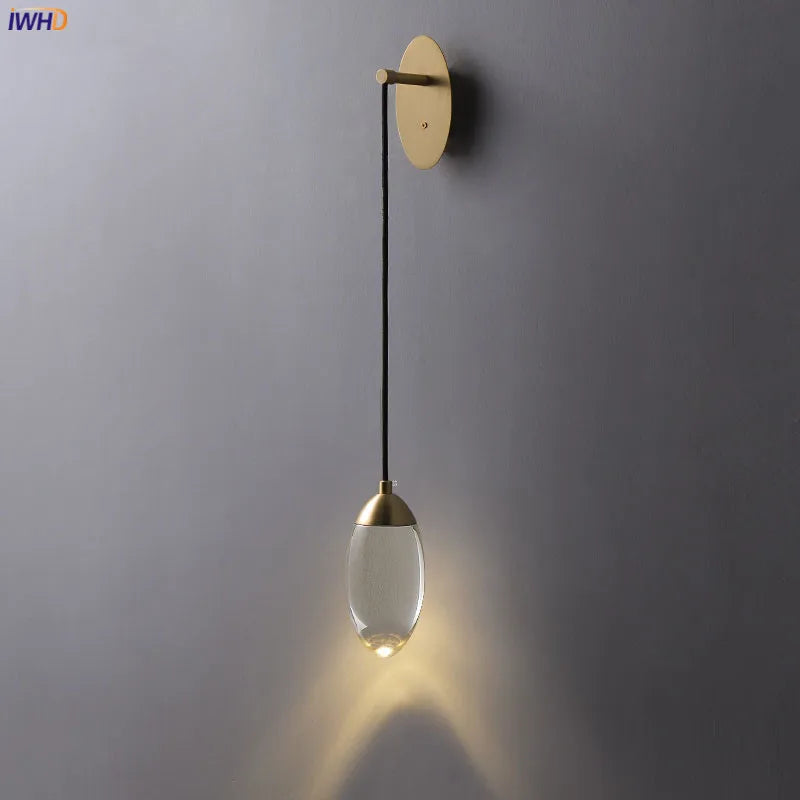 applique murale LED luxe cristal Wandlamp