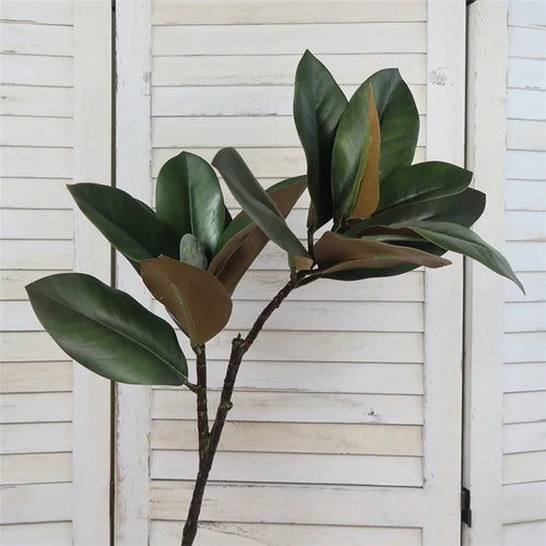 branche de magnolia artificiel grande taille pour décoration intérieure - vue 3 sur 6