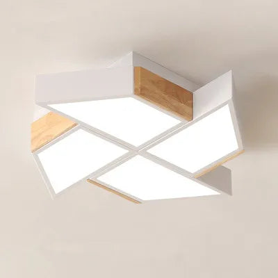 plafonnier led en forme de moulin à vent design moderne - vue 15 sur 18