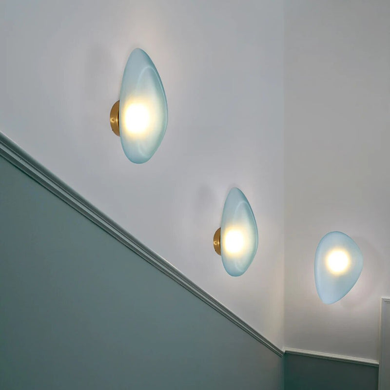 applique led nordique design moderne galet chambre escalier lumière
