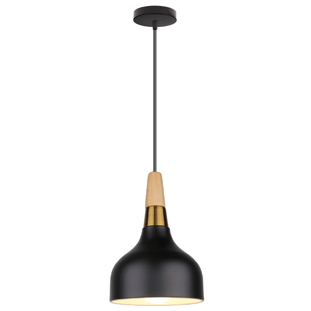 luminaire suspendu led moderne nordique en aluminium rétro - vue 11 sur 16