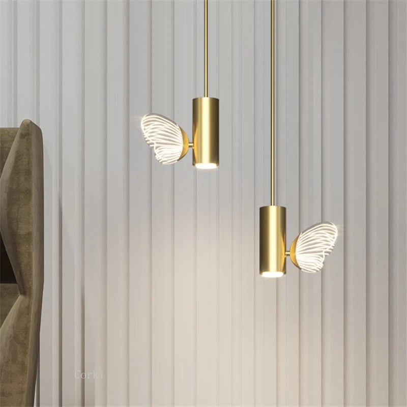 suspension en cristal papillon pour décoration élégante - vue 6 sur 8