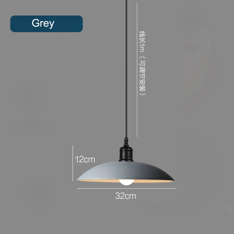lampes suspendues vintage en fer forgé pour restaurant loft - vue 10 sur 10
