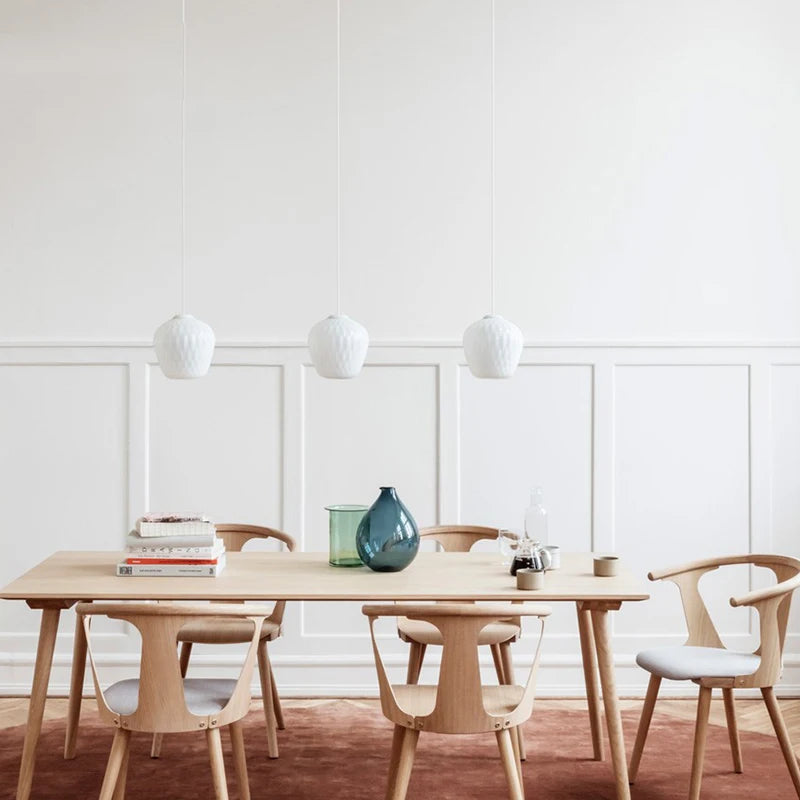 suspension rétro nordique en verre pour décoration intérieure - vue 3 sur 10