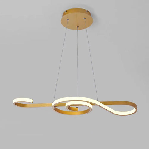 lustre nordique moderne led pour décoration intérieure - vue 3 sur 9