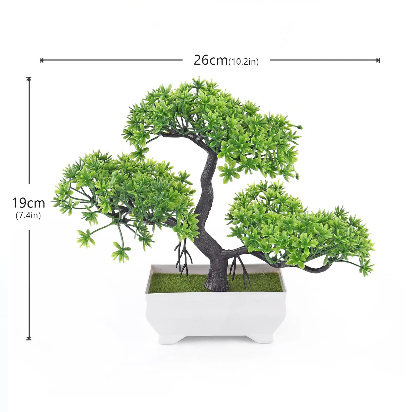 plante artificielle en pot pour décoration de bureau et jardin - vue 13 sur 45