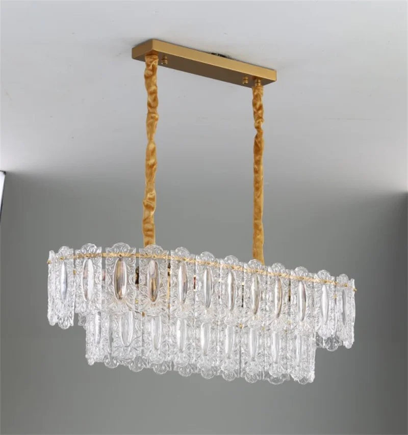 lustre rond en verre artistique pour intérieur moderne - vue 4 sur 15