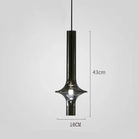 Suspension post-modernes en verre de luxe nordique