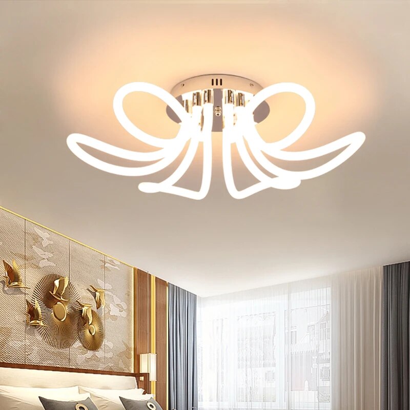 Lustre LED nordique moderne