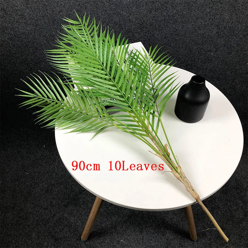 lot de 2 grandes plantes artificielles palmier tropical pour décoration intérieure - vue 12 sur 14