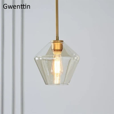 suspension moderne en verre pour décoration intérieure élégante - vue 11 sur 12