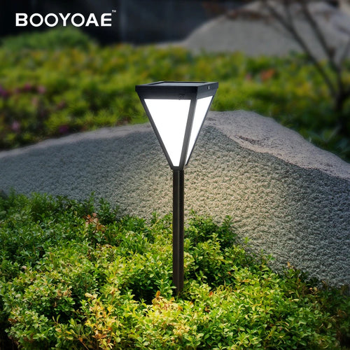 Lampe de pelouse solaire extérieure LED lampe de stigmatisation rougeoyante sans électricité couloir de jardin moderne terrasse ronde lumières de pelouse imperméables