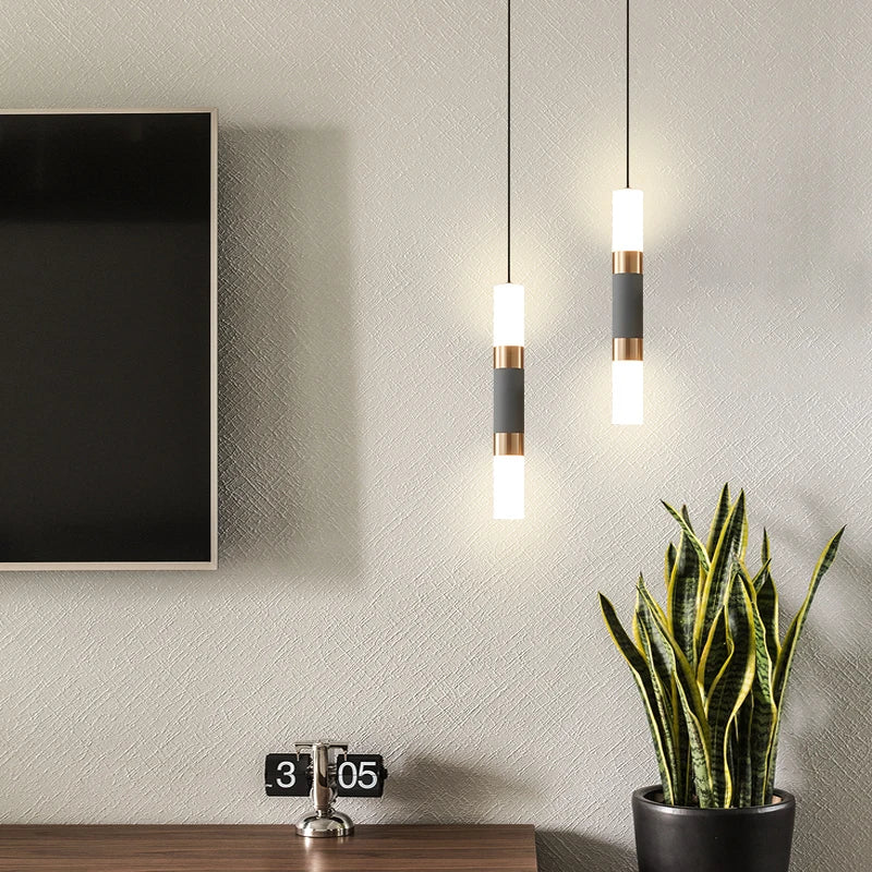 suspension design moderne luminaire décoratif idéal pour bar ou bureau - vue 2 sur 11