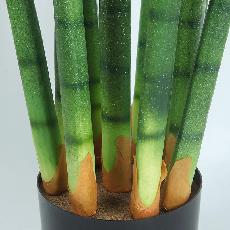 cactus artificiel cylindrique en plastique pour décoration intérieure et extérieure - vue 3 sur 9