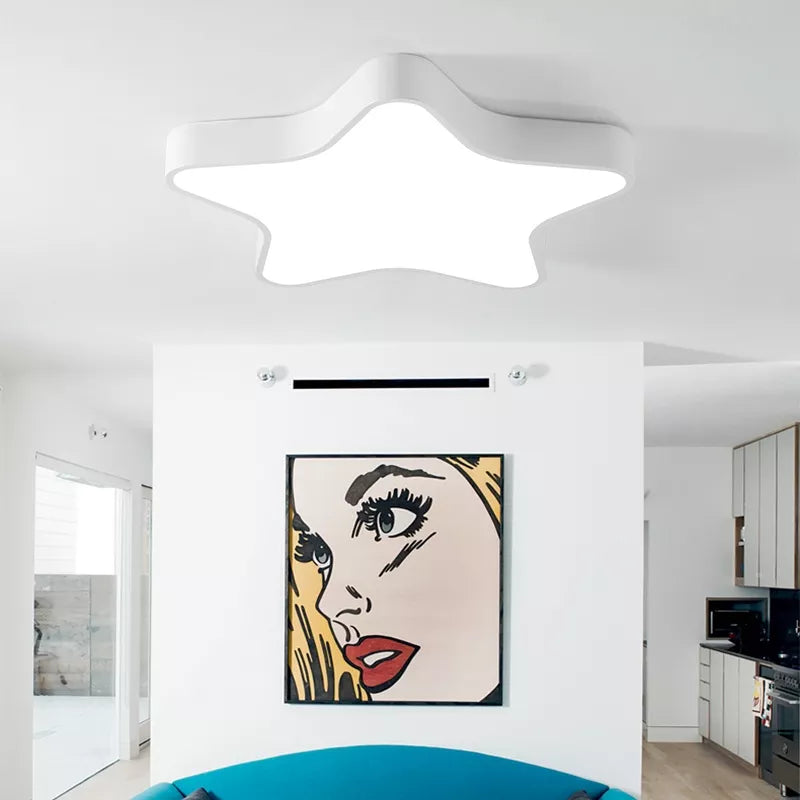 plafonnier led forme étoile moderne décoratif