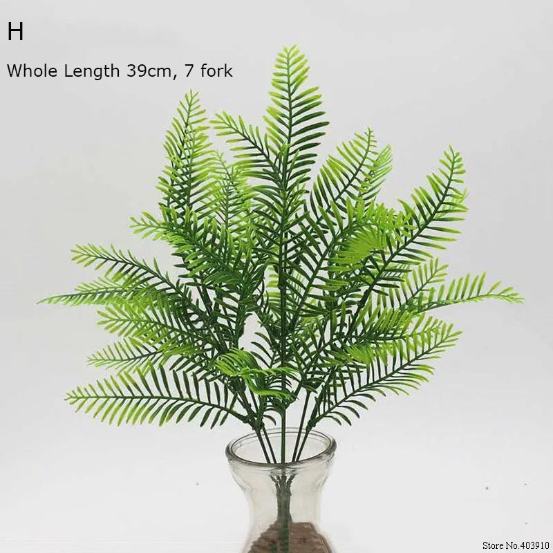 plante artificielle 7 branches pour décoration mariage et Noël - vue 10 sur 21