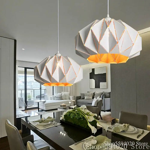 lustre moderne en fer design nordique pour intérieur élégant - vue 3 sur 9