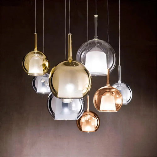 Suspension design moderne nordique en verre design penta glo - vue 3 sur 14