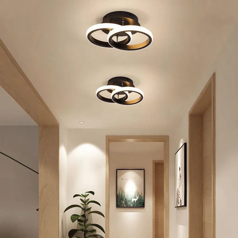 LED moderne minimaliste balcon maison couloir cuisine lustre