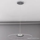 lustre moderne circulaire en acrylique à led décoration intérieure
