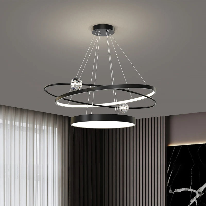 suspension nordique pour éclairage intérieur moderne et élégant - vue 3 sur 10