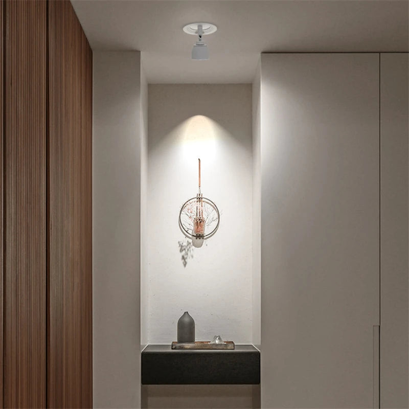 plafonnier led moderne à angle réglable pour cuisine - vue 4 sur 7