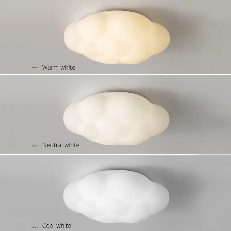 Nuages Plafonnier Blanc LED Lustre Pour Salle À Manger Chambre D'enfant Hall Lampe D'étude Créative Décorative Éclairage Quotidien