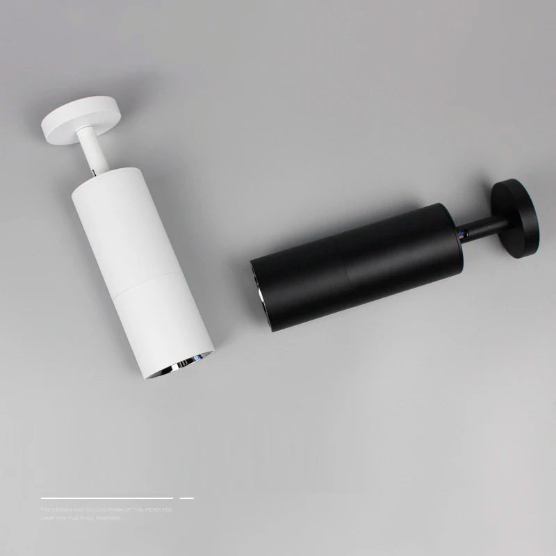 lampe led sur rail en aluminium pour magasin