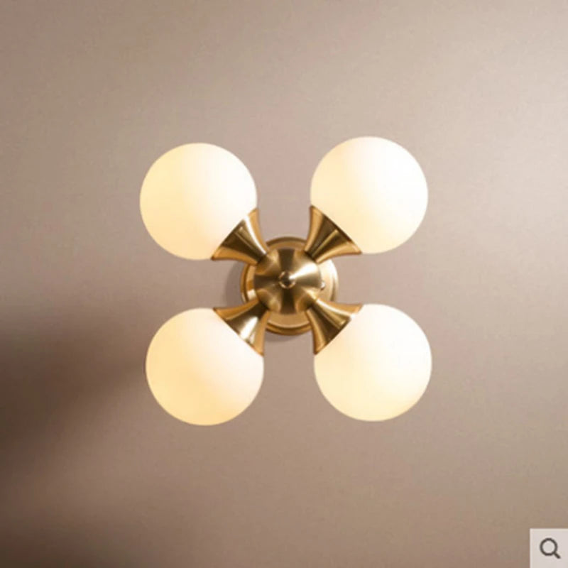 Plafonnier boules Led créatives nordiques - vue 5 sur 7