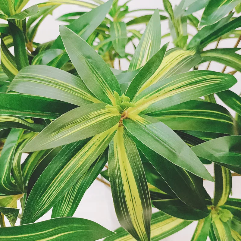 plante artificielle monstera en bambou pour décoration intérieure - vue 4 sur 9