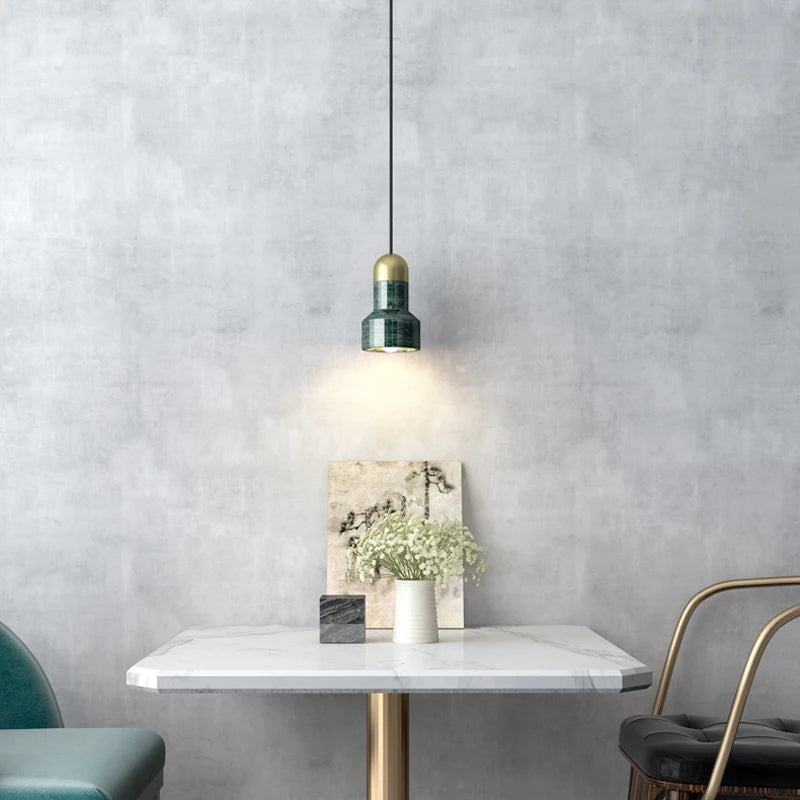 suspension en marbre design pour intérieur moderne et élégant