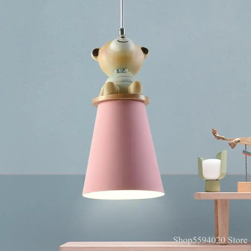 lustre créatif animal dessin animé pour chambre enfant - vue 5 sur 11