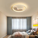 plafonnier en aluminium rond pour luminaires décoratifs d'intérieur
