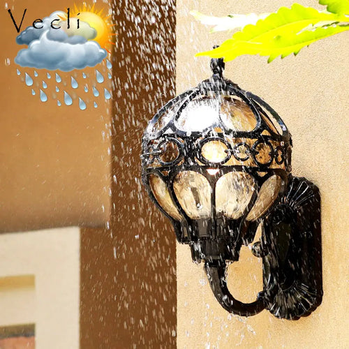 applique murale extérieure étanche pour jardin et décoration - vue 4 sur 8