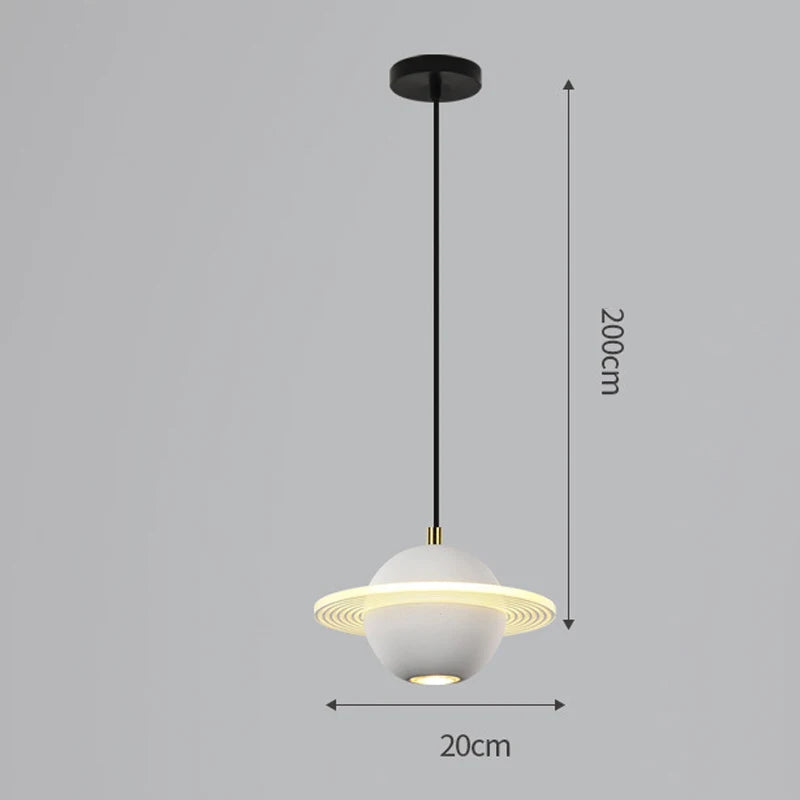 suspension en résine planet pour décoration intérieure moderne - vue 12 sur 18