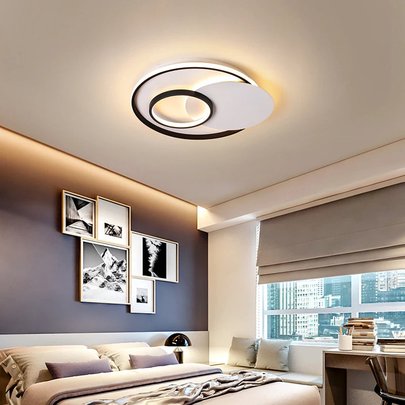 plafonnier moderne en aluminium pour décoration intérieure - vue 5 sur 8