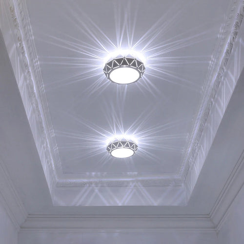 plafonnier led moderne avec gradation et trois variantes de lumière - vue 3 sur 18