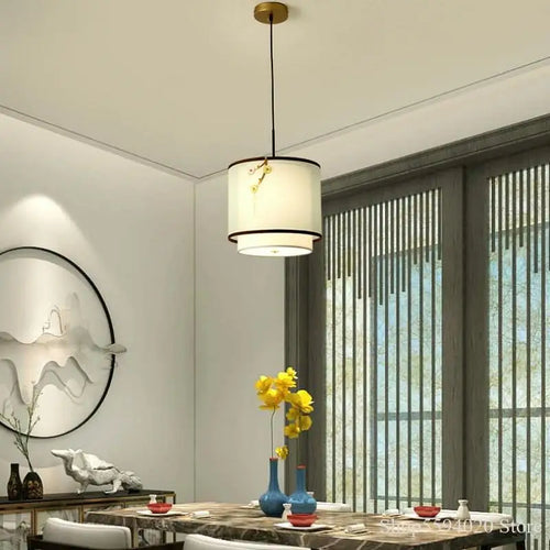 suspension zen en cuivre pour décoration intérieure moderne - vue 5 sur 12
