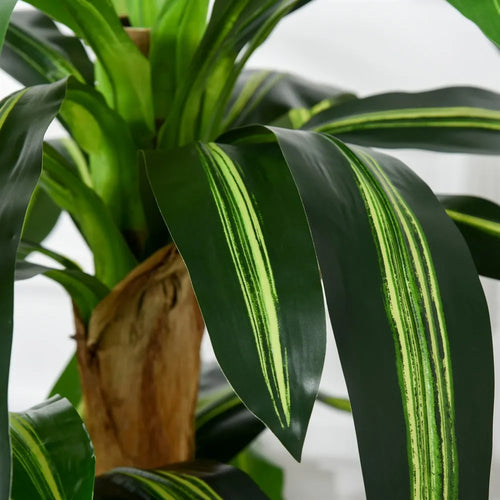 dracaena artificiel avec pot et mousse 66 feuilles - vue 6 sur 6