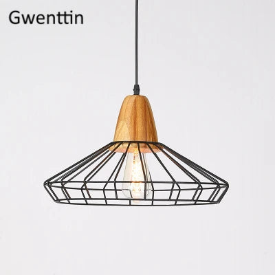 suspension moderne en bois avec éclairage led pour plantes - vue 13 sur 12