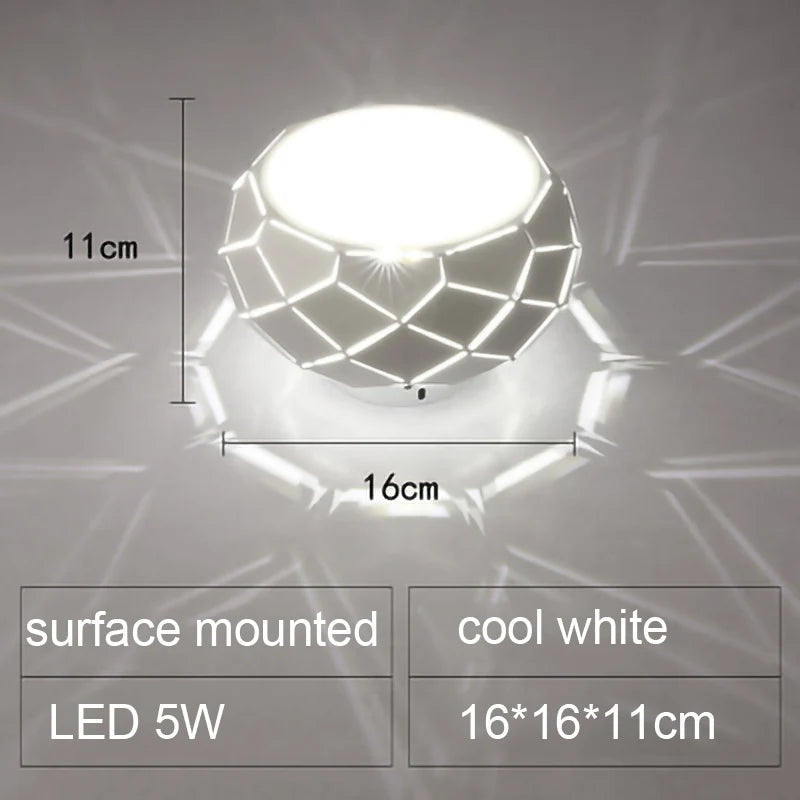 plafonnier led moderne avec gradation et trois variantes de lumière - vue 10 sur 18