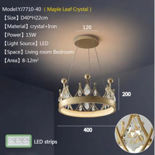 lustre moderne en cristal design nordique pour éclairage intérieur - vue 11 sur 10